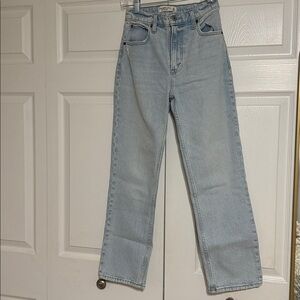 Abercrombie & Fitch Light Blue Straight Leg Jeans